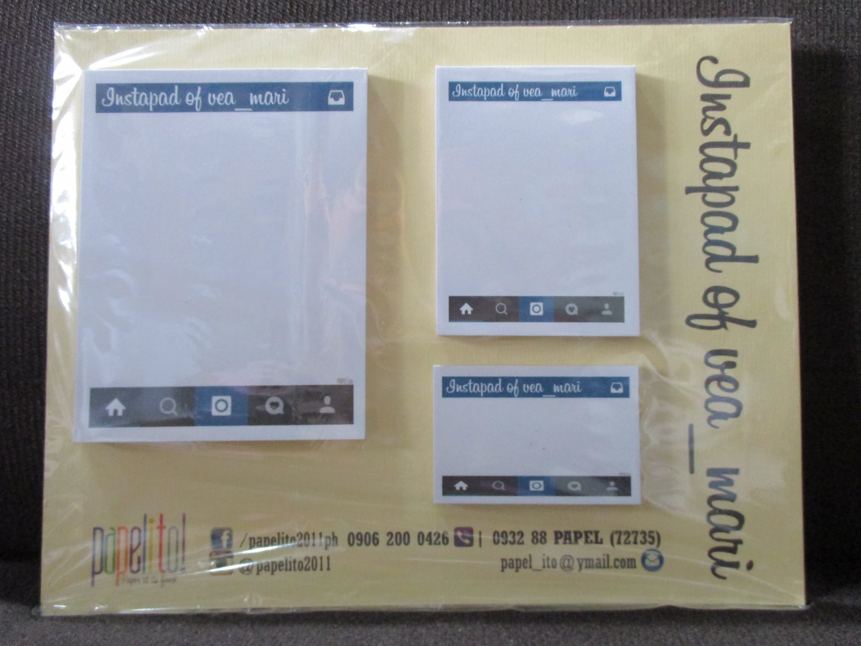 PAPELito - Best Seller 50-sheet 4x5 Notepad 50-sheet 3x4...