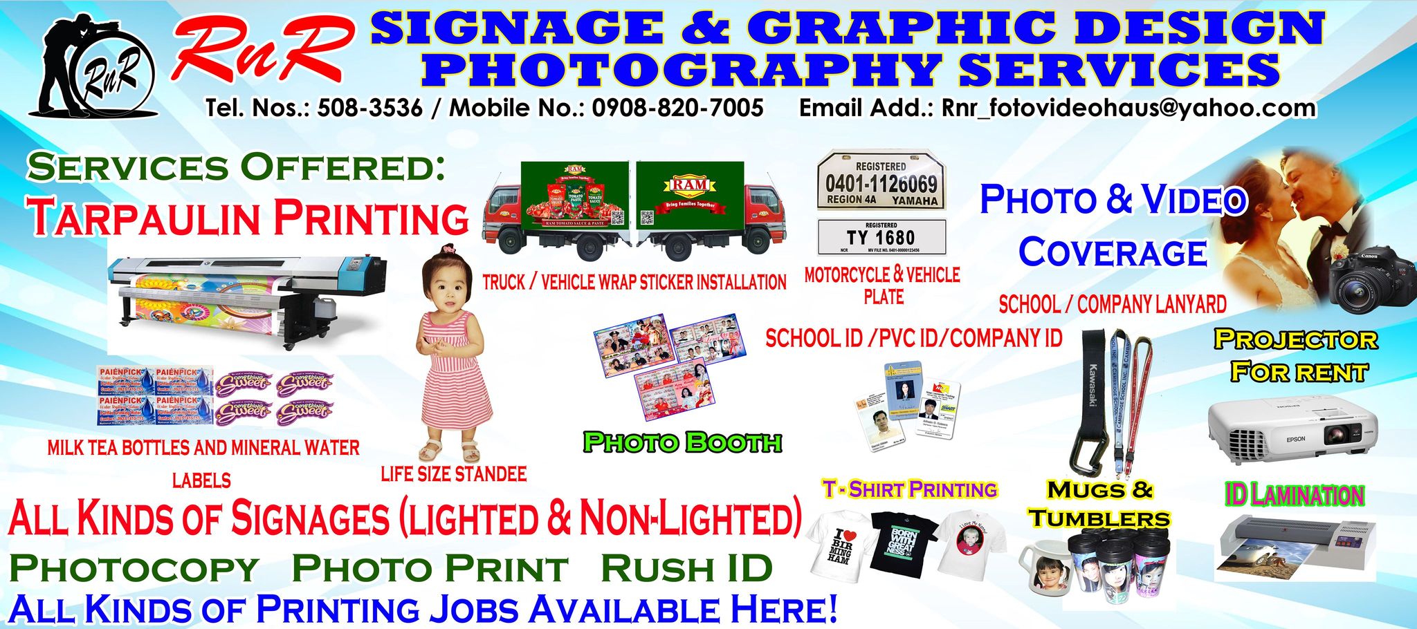 RNR Signage and Graphic Design | Calamba