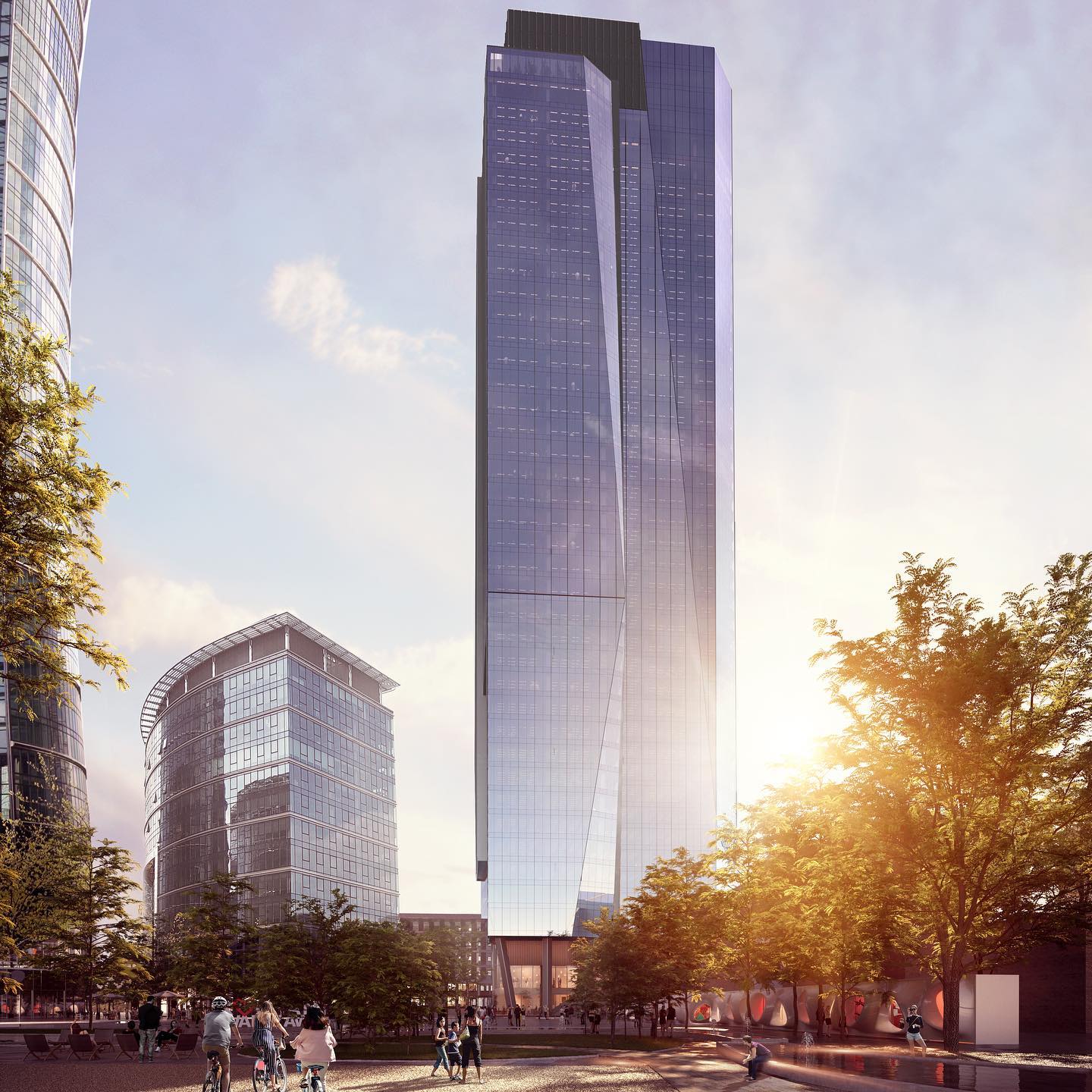 UNStudio - Our design for the The Bridge in Warsaw came on...