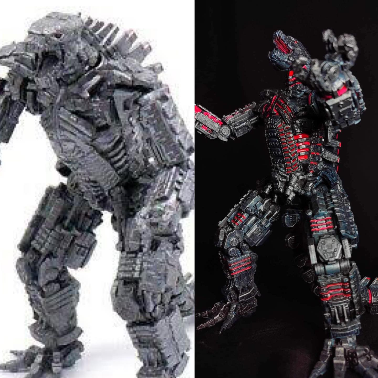 Neca Mecha Godzilla repaint to bring out the details and give it