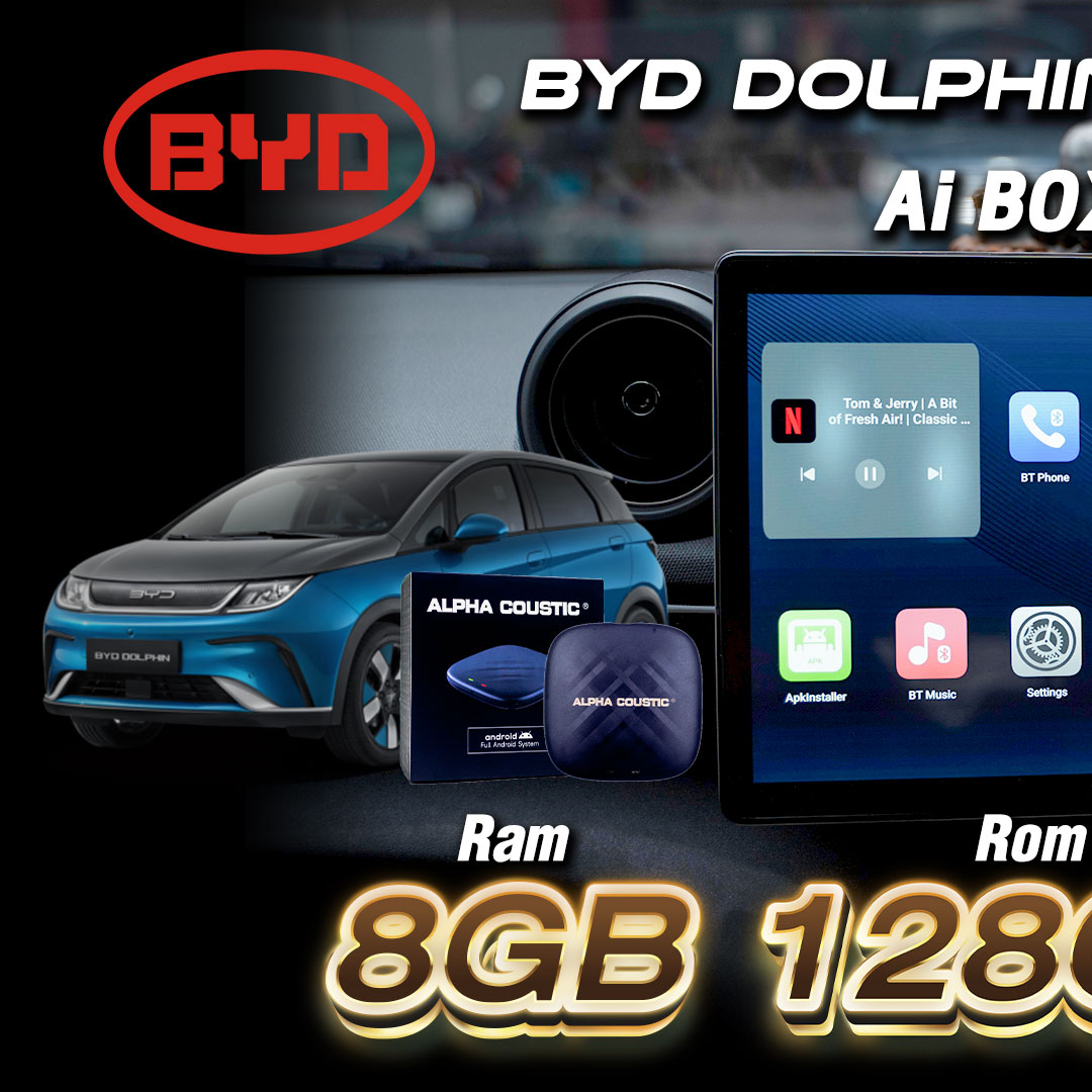 🧡 อยากฟังเพลง ดูYoutubeเพลินๆ Ai BOX ช่วยได้ 🧡 Review : BYD Dolphin ...