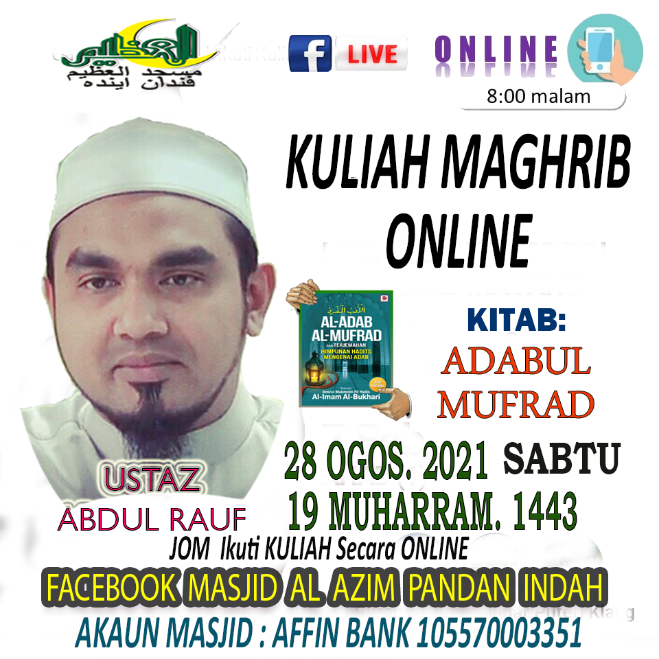 Masjid Al Azim Pandan Indah ग हप ष ठ Facebook