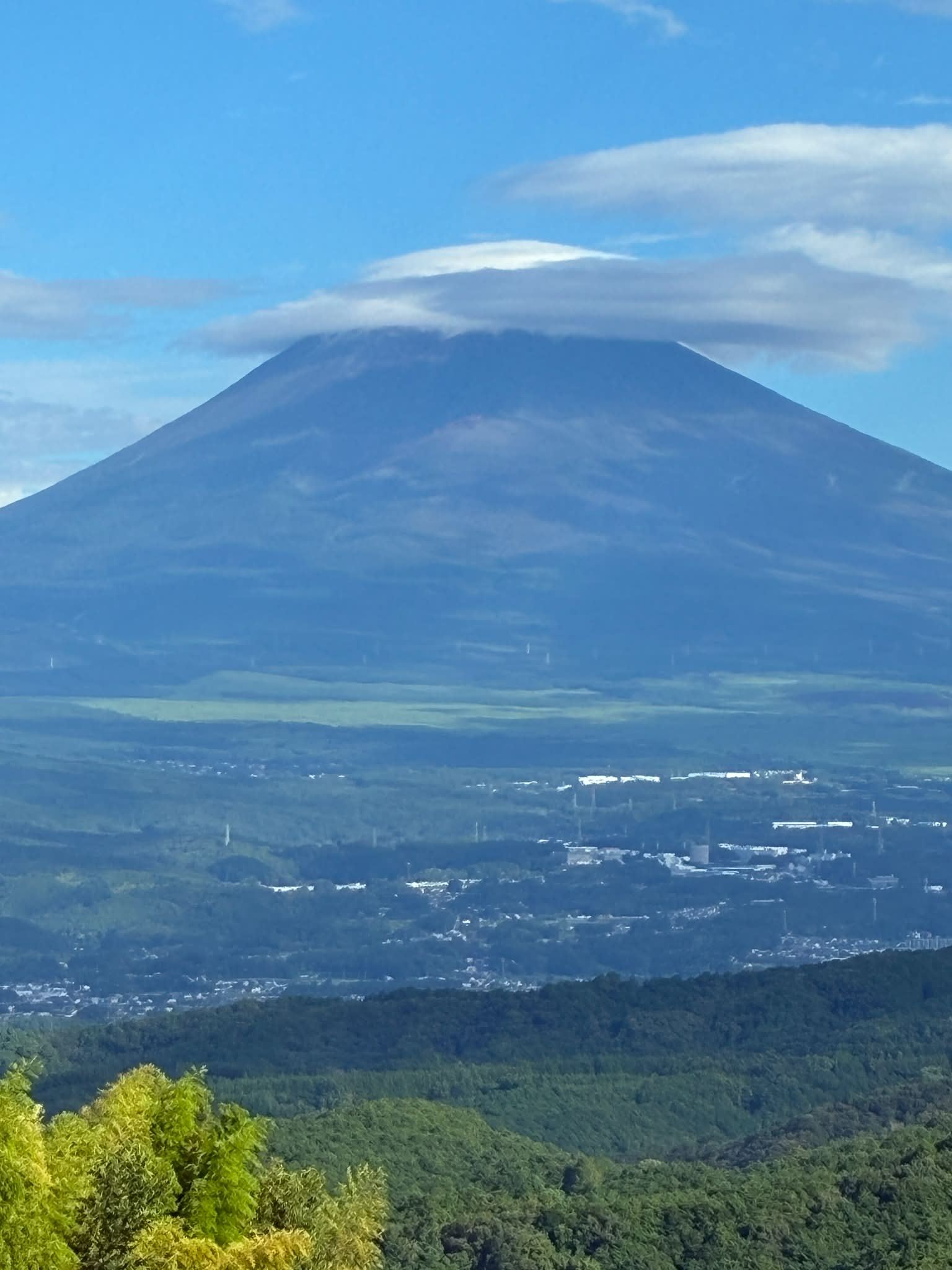8/6の富士山