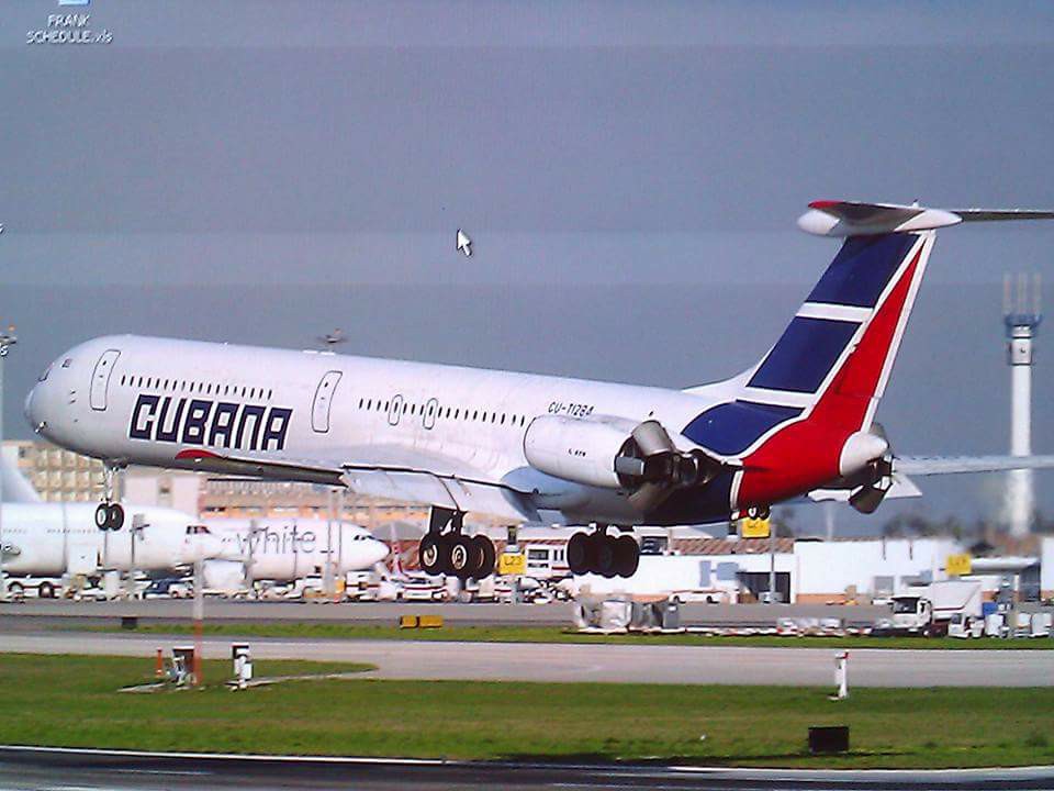 La Cubana de Aviación en MIAMI.