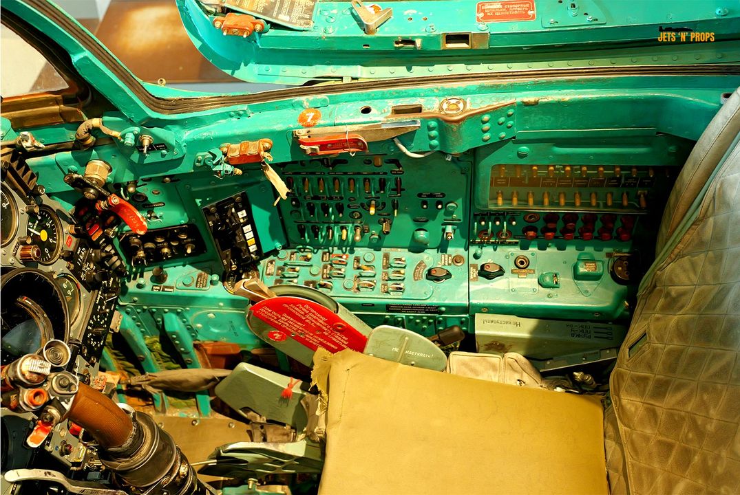 AirShow - MiG-21bis (MG-136) cockpit. The MiG-21bis is equipped with a ...