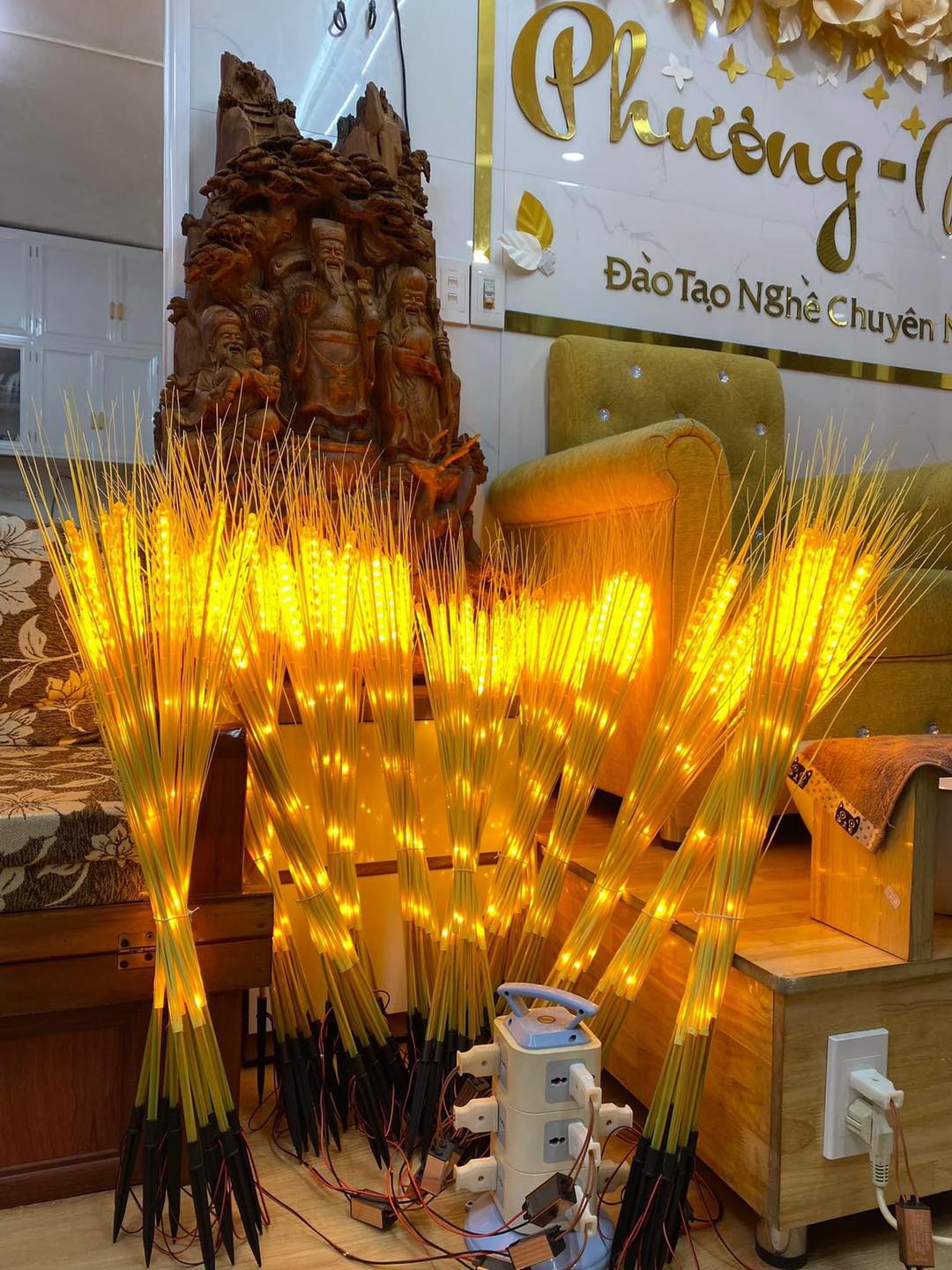 Đèn Led Bông Lúa Thần Tài... - Đèn Led Bông Lúa Thần Tài