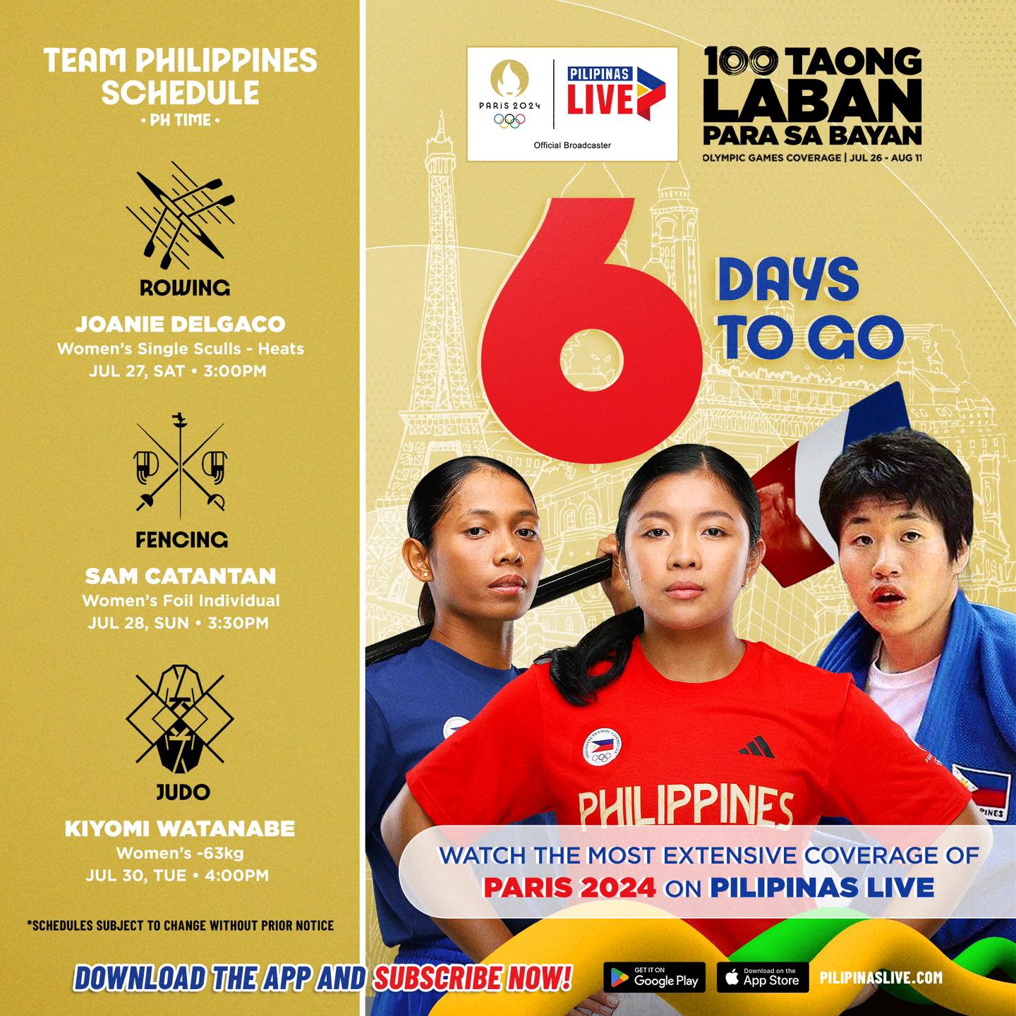 Pilipinas Live - Team Philippines’ Joanie Delgaco, Sam...