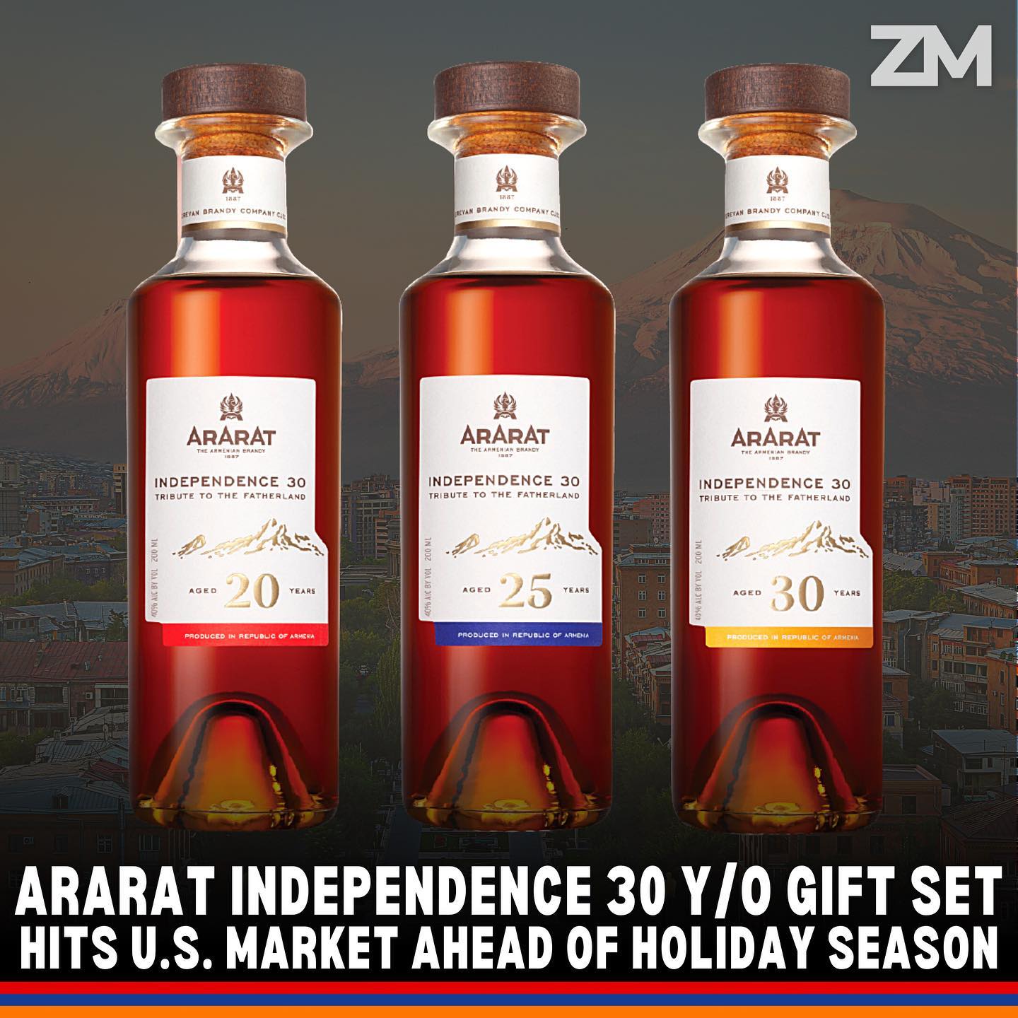 Zartonk - ARARAT Independence 30 Year Old Gift Set Hits U.S.