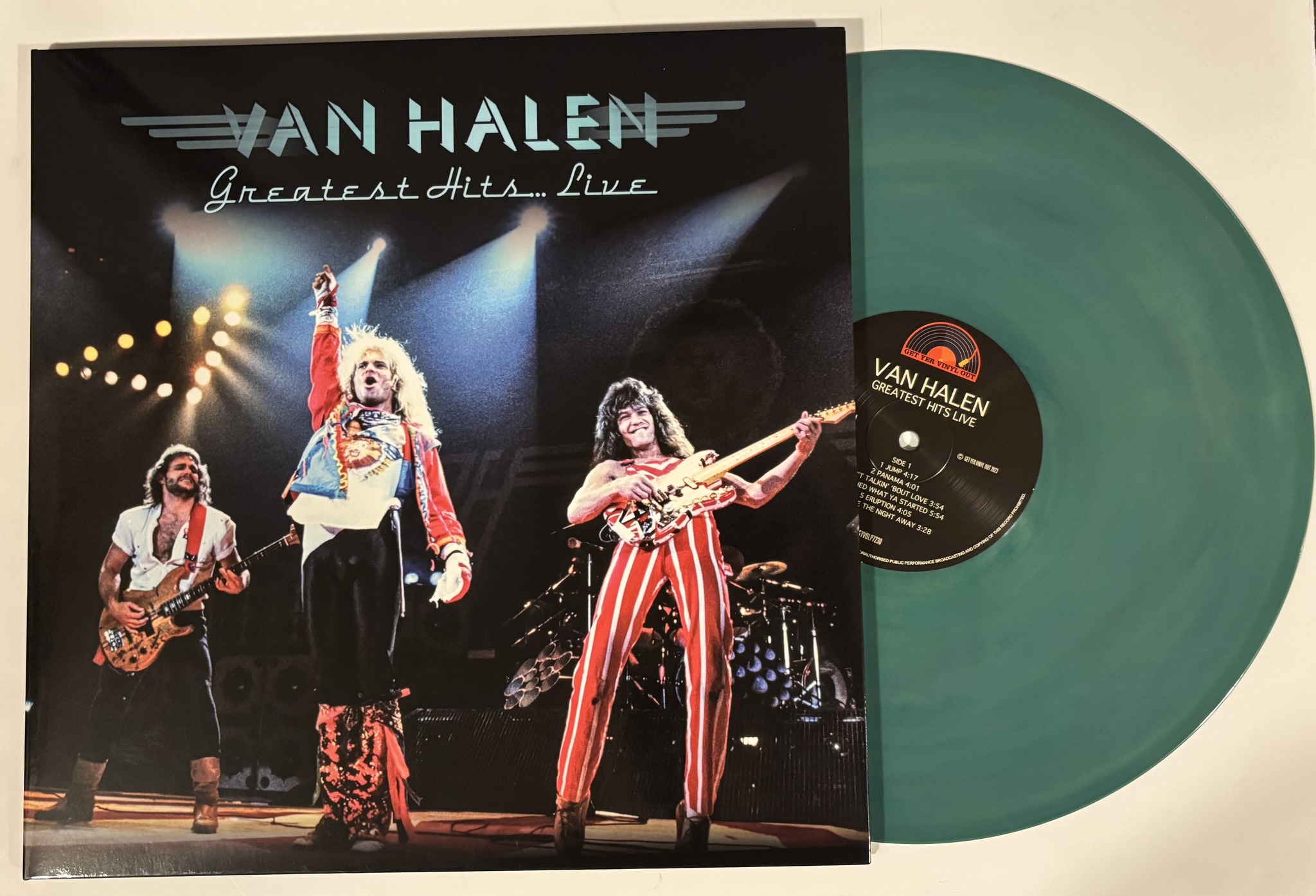 Van Halen Greatest Hits Live LP review