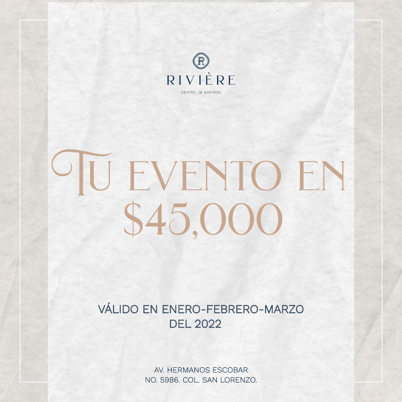 Riviere Salón de Eventos - ⚜️RIVIÈRE 2022 ⚜️ Inicia este año con las ...