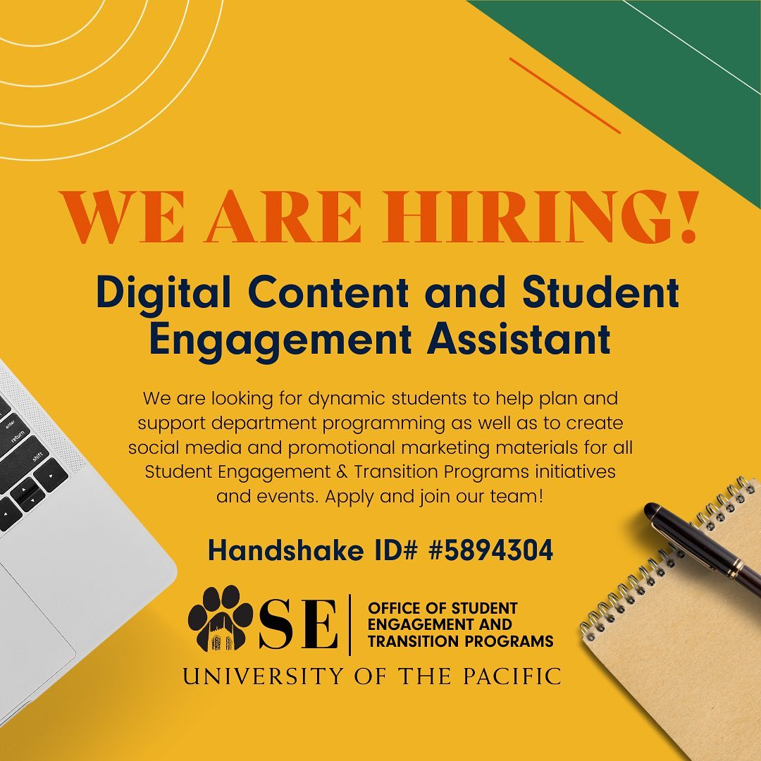 University of the Pacific Student Engagement and Transition Programs ...