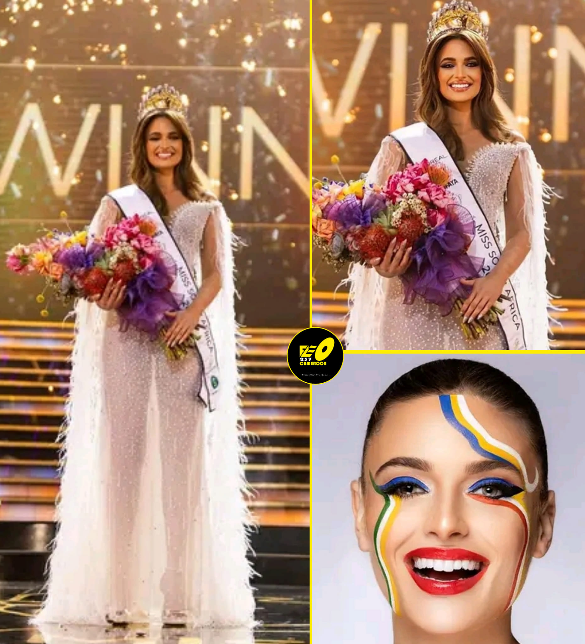 Meet Miss South Africa 2024 ?? Mia le Roux has become the first 