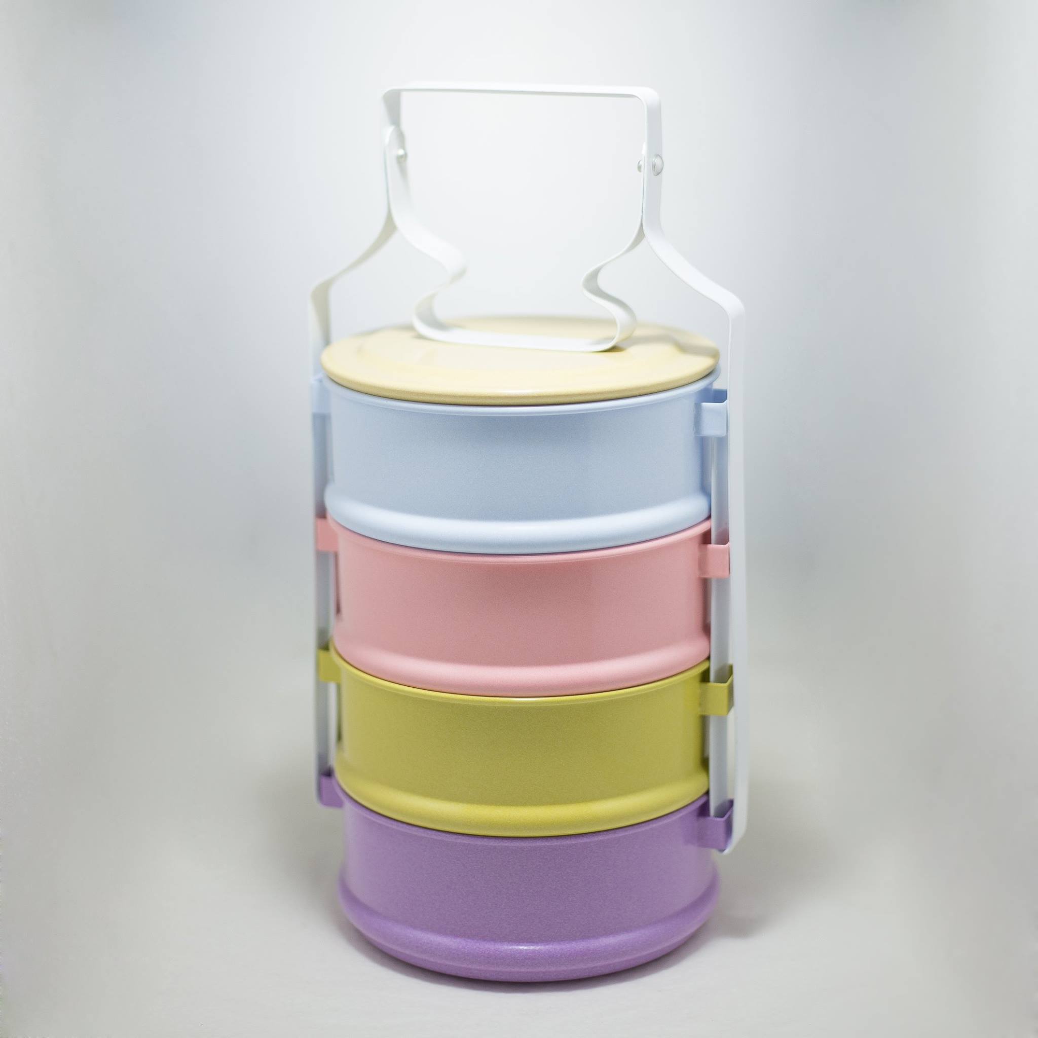 Pintho - ปิ่นโตเล็ก 2 ชั้น จาน [11/2] Pintho small size 2 tiers with ...