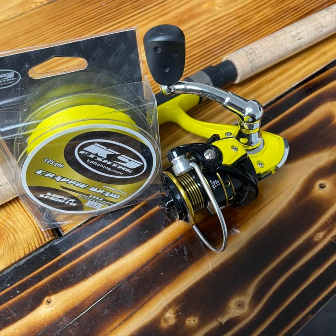 best crappie fishing rod and reel combo West Point 10' You can vertical jig all day with this compact reel Crappie Reels What Is The