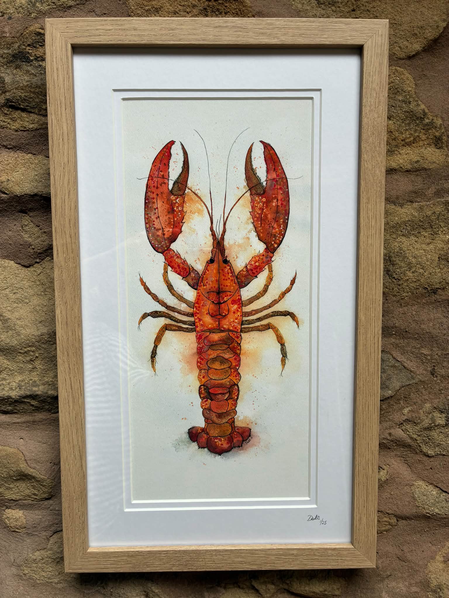 Larry lobster art for foodies | Ilkley, West Yorkshire