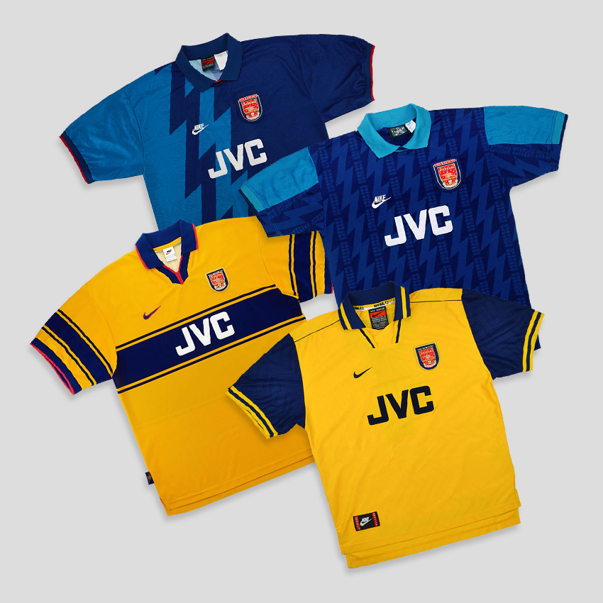 Arsenal x JVC x Nike What a combination this was! Worn from 1994