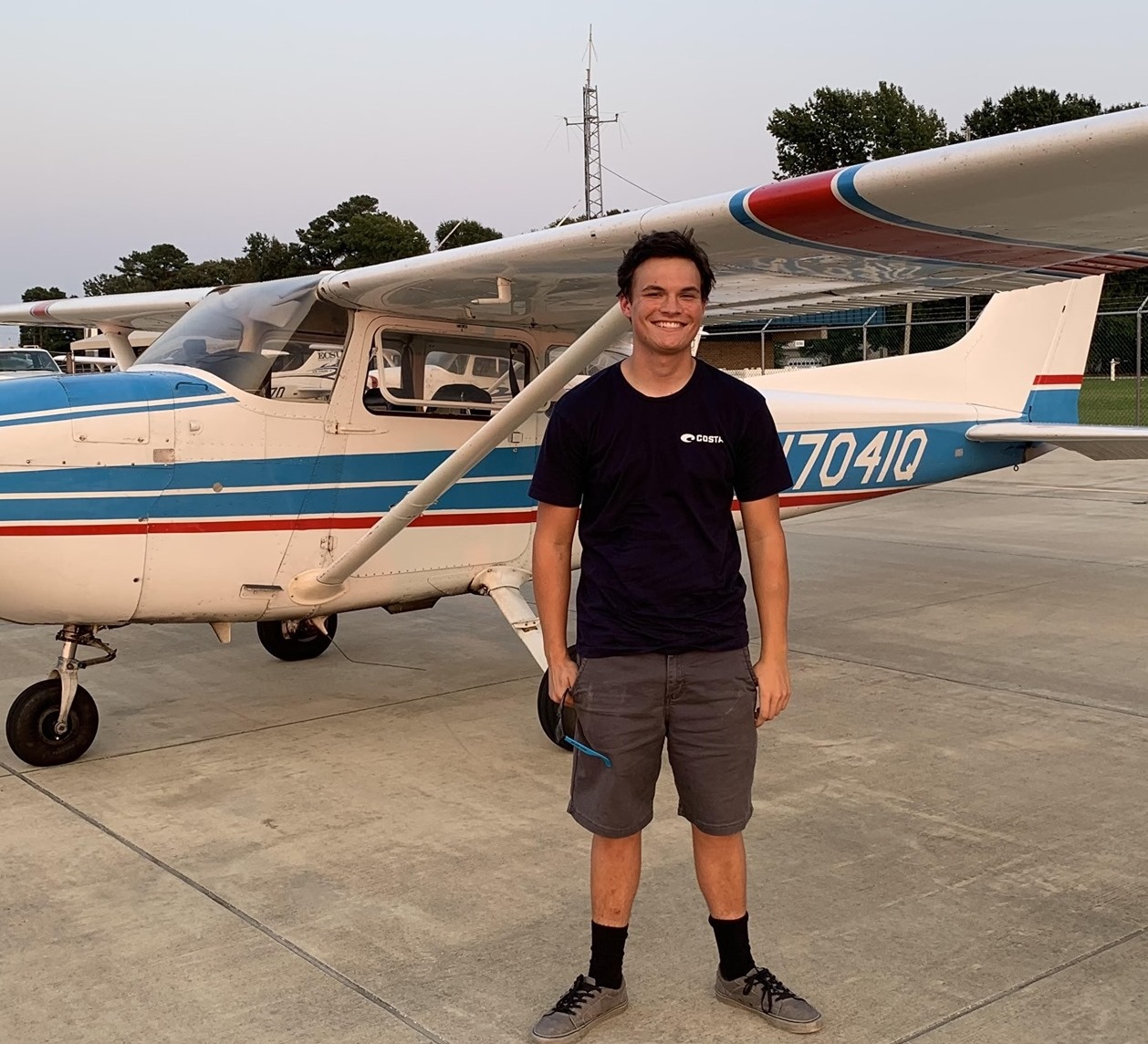 Our first solo in the... - Aviation Science Program at ECSU