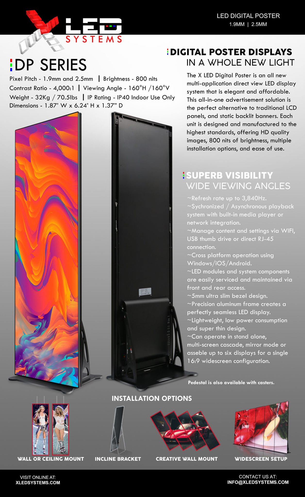 X LED Systems - YOUR LED DIGITAL POSTER DISPLAY SOLUTION... | Facebook