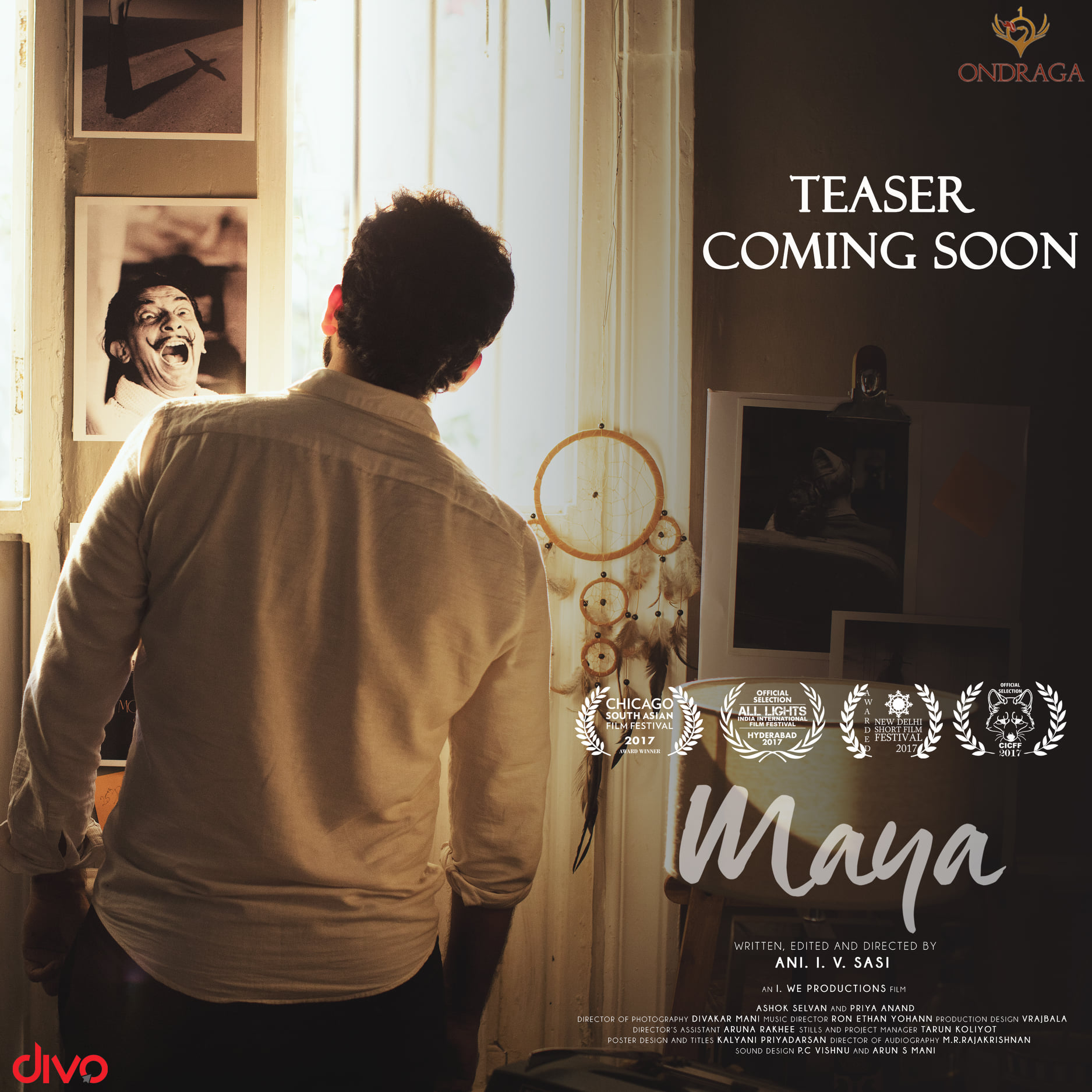 Divo - Check out the first look poster of #MAYA, a short... | Facebook