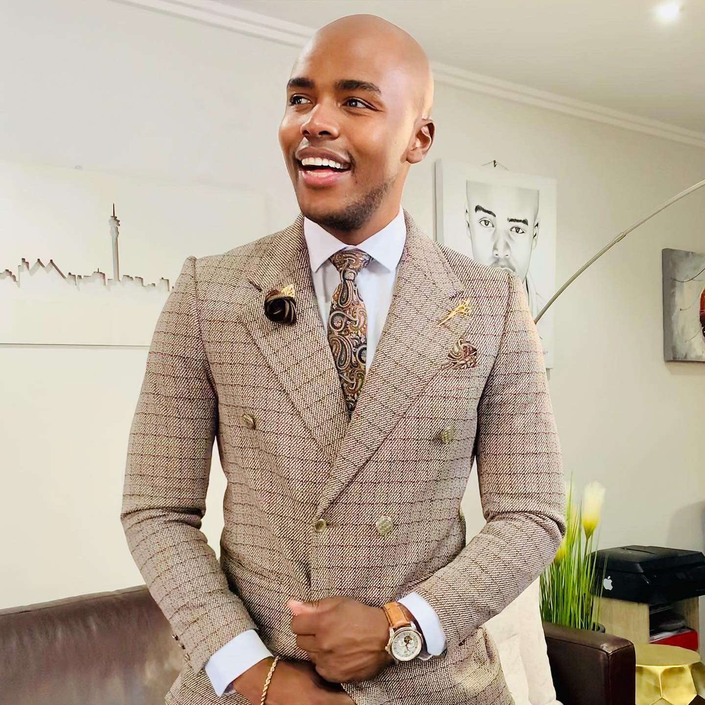 Thank you to my tailor, King & Bay, for my one of a kind specially 