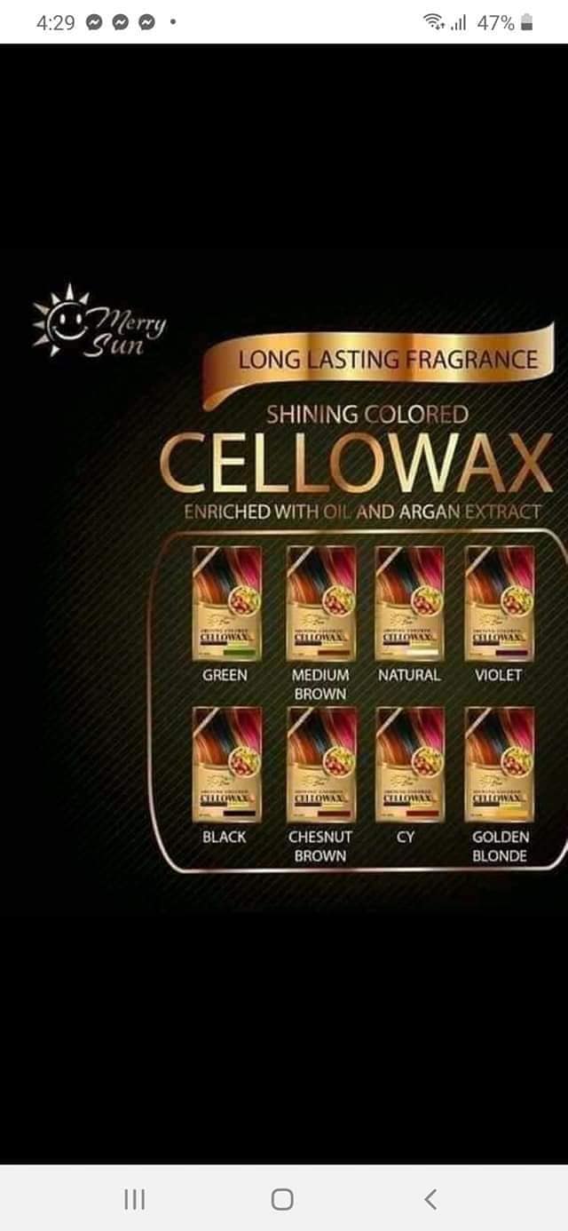 AVAILABLE CELLOWAX Achieve your hair... - B & J Online Shop