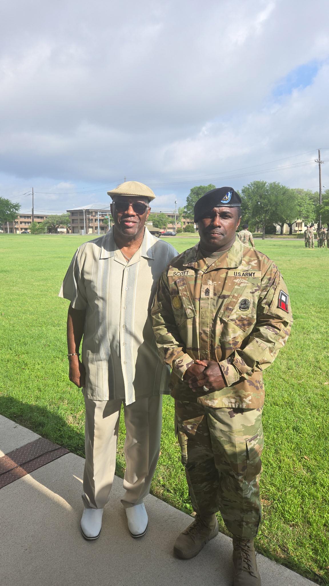 Retired command sergeant major's uniform