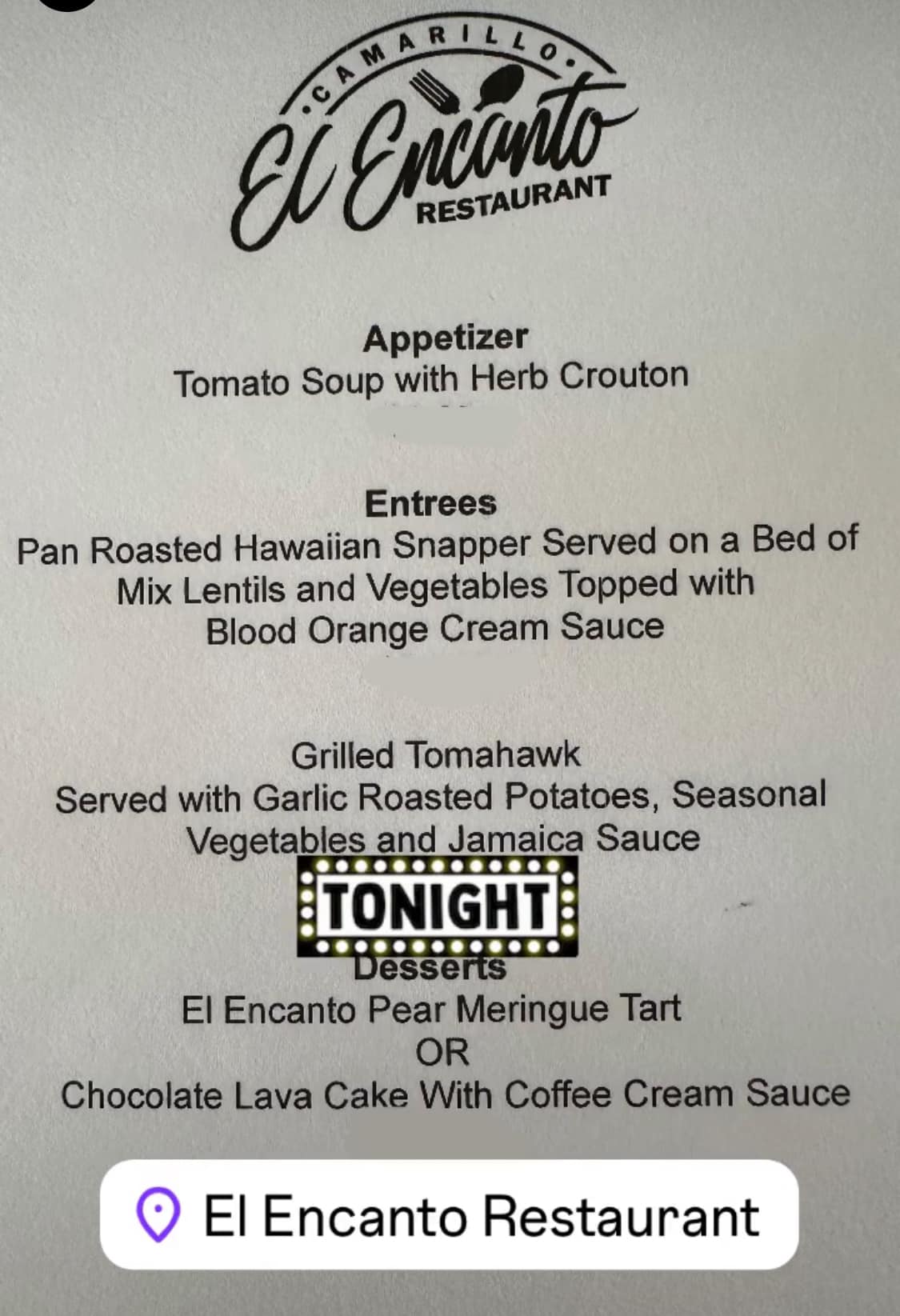 El Encanto Restaurant | Camarillo CA