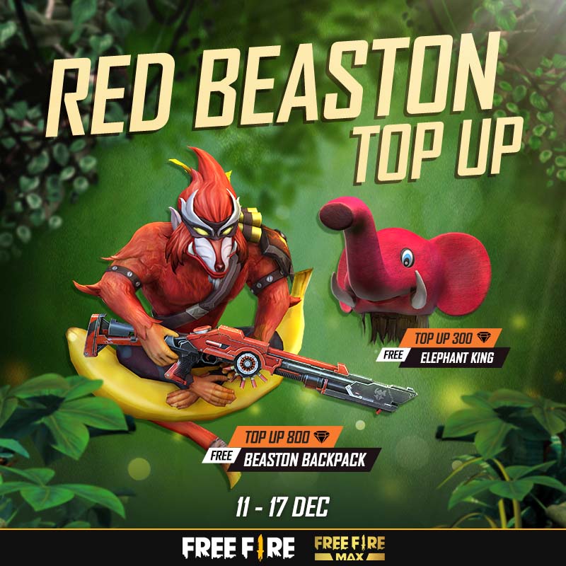 Garena Free Fire - Monkey see, monkey do! 🙊🙉🙈 The Beaston Backpack ...
