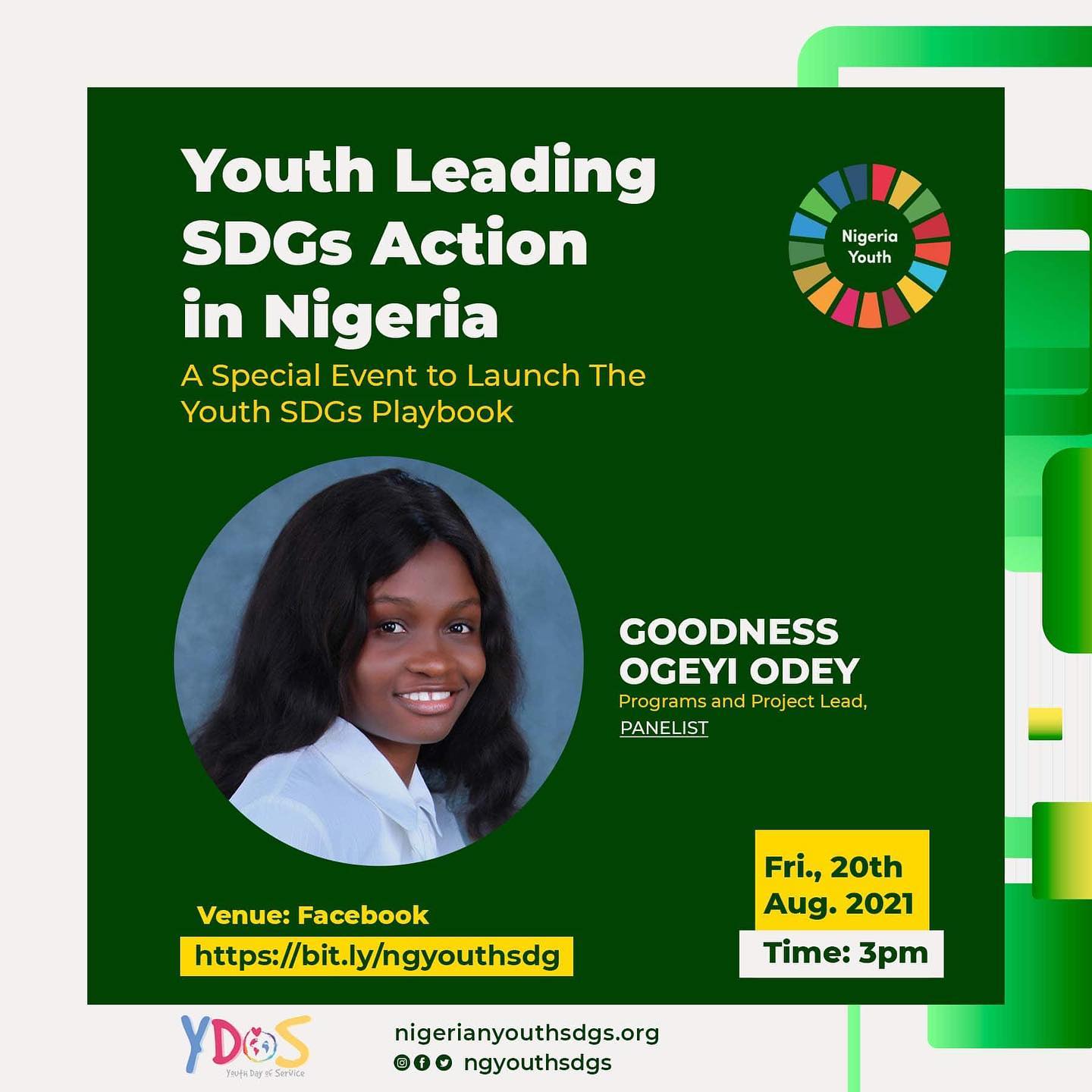 As part of @youthdayofservice... - Nigeria Youth SDGs Network