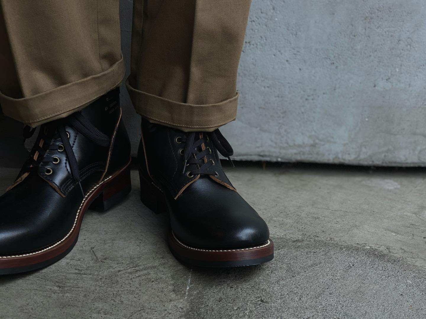 Addict - . AB-02 STEERHIDE LACE-UP BOOTS. Released on Nov 6 