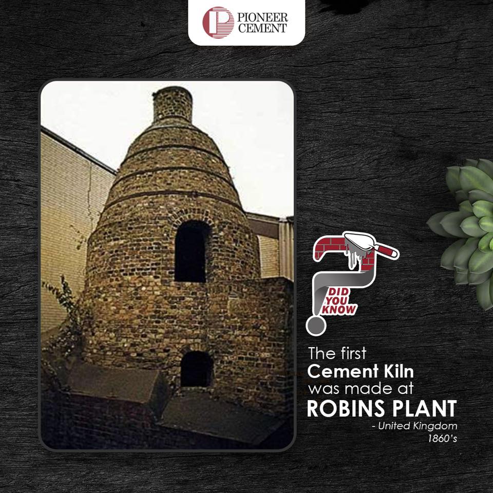Pioneer Cement - The first cement bottle kiln was made at...