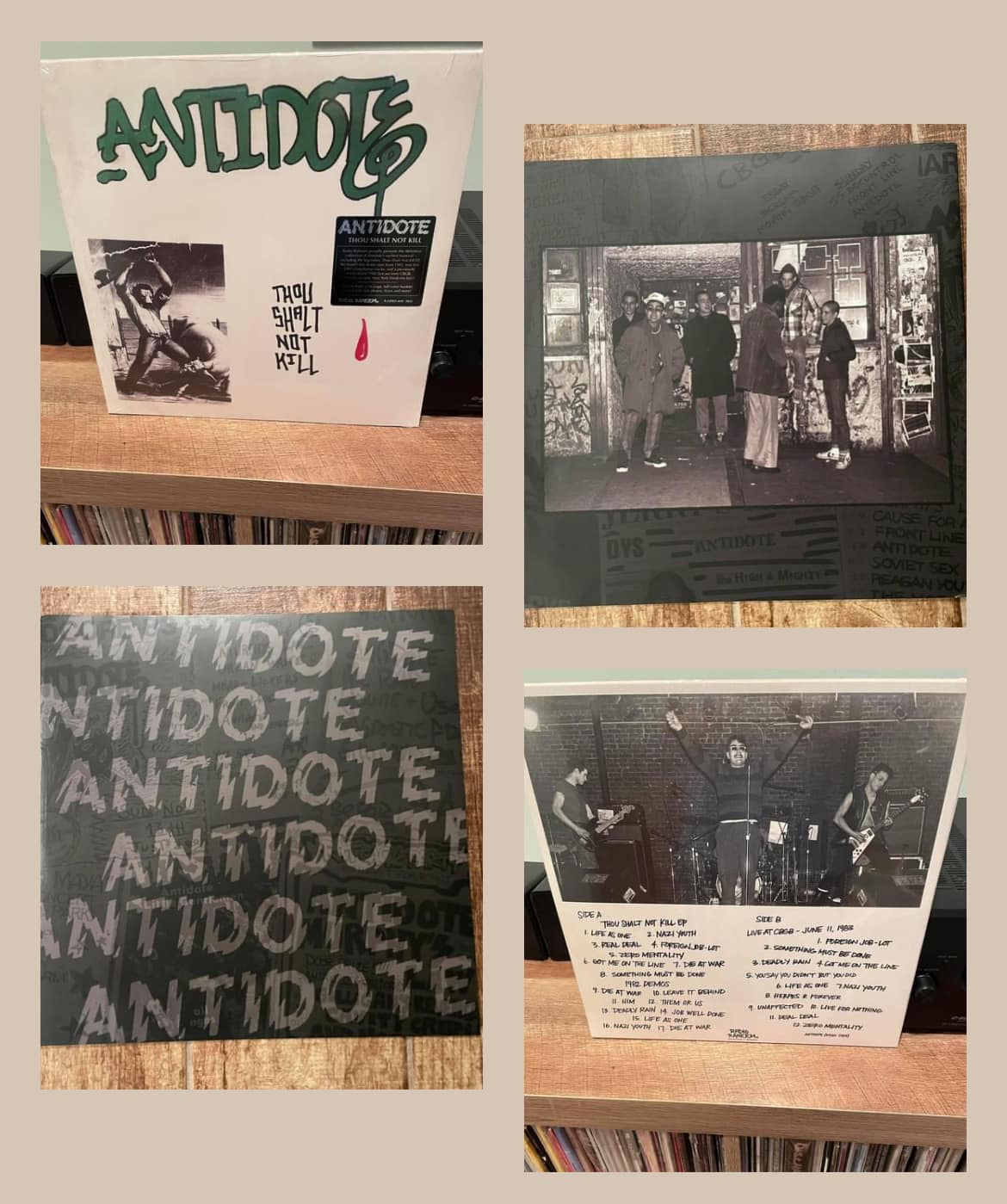 Antidote - Thou Shall not kill - 1983 Ep Pure energy, NYHC A must
