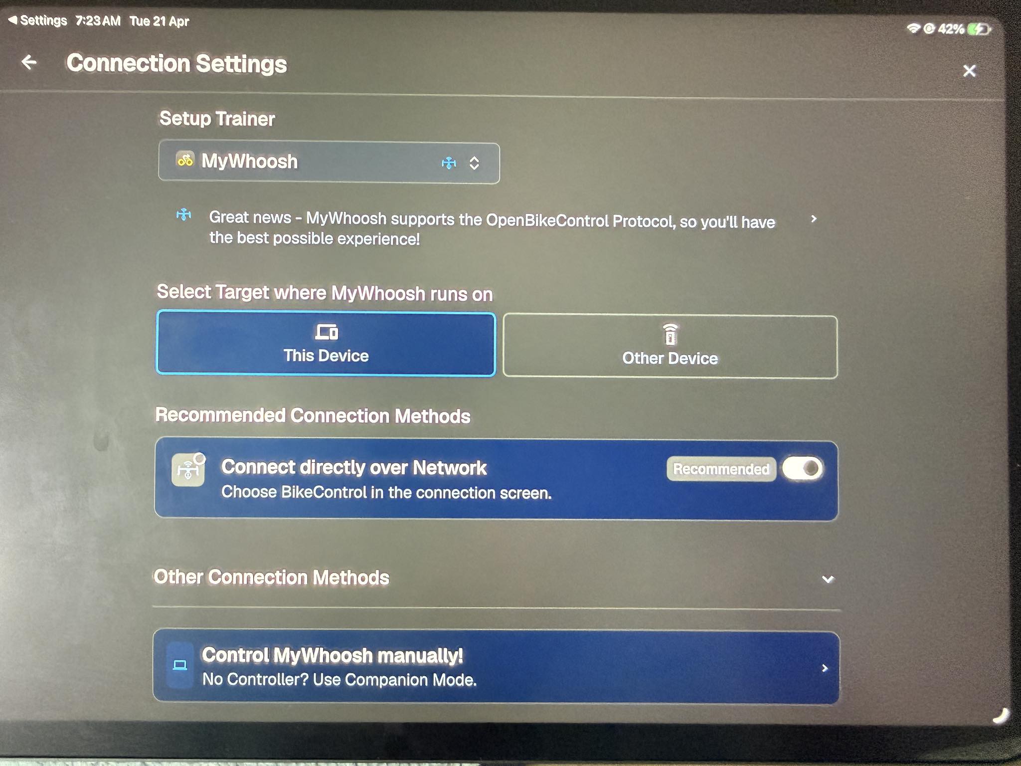 How to connect Cycplus BC2 controller to Elite Suito smart trainer