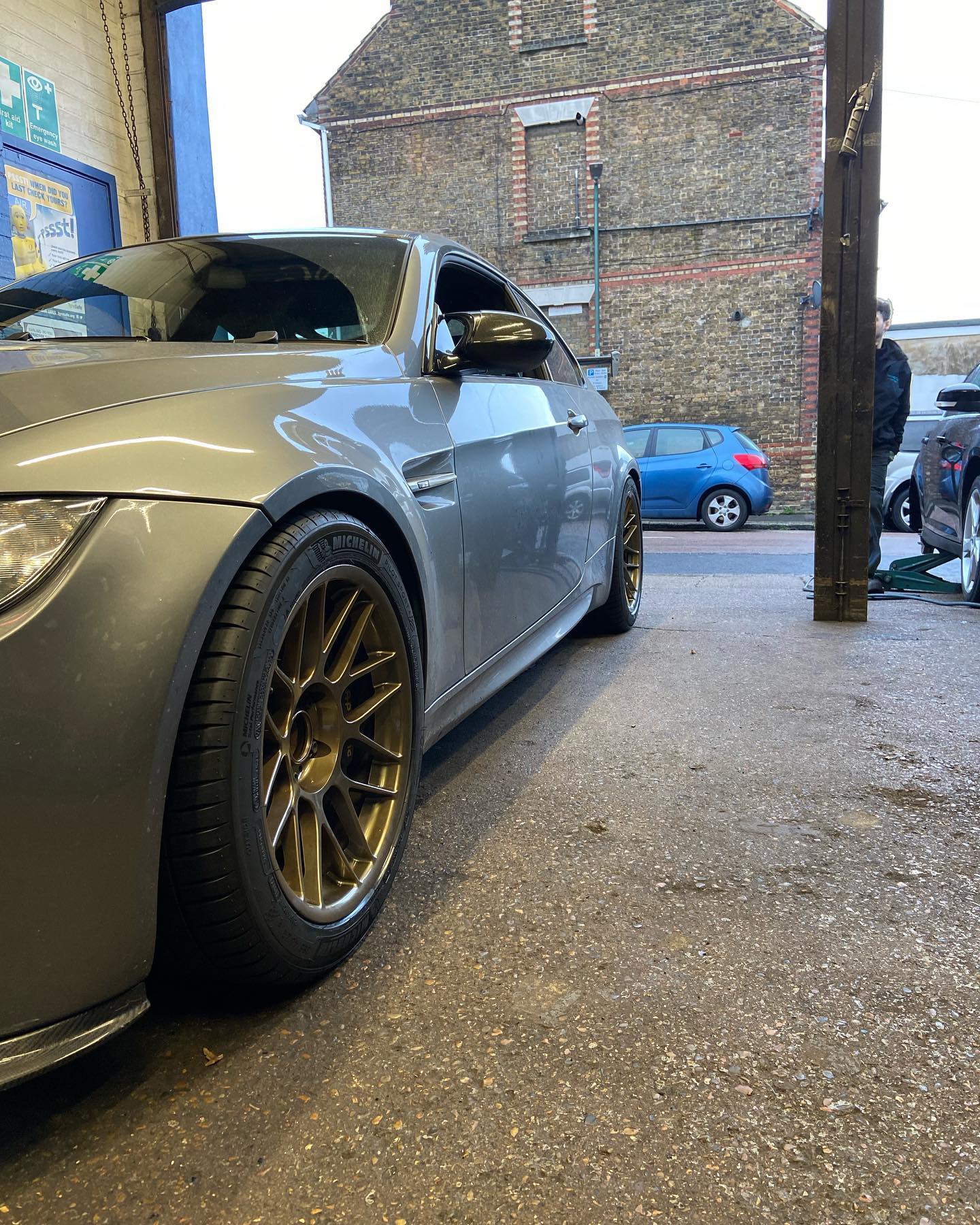 265/40/18 Michelin Pilot Sport 4 fitted to some new wheels! #e92m3 