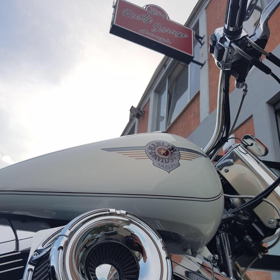 #harleydavidson #rustygaragecagliari #vintage #motorcycle #specialbike ...