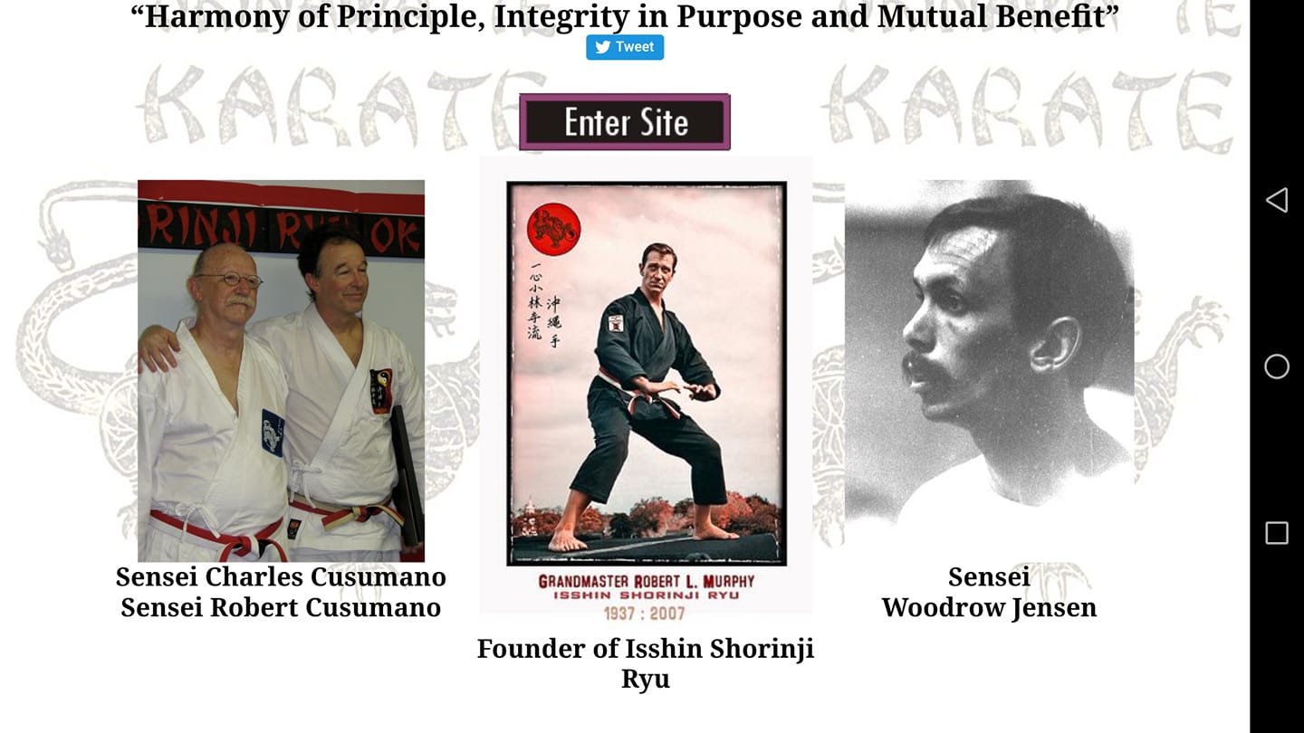 Isshin Shorinji Ryu Okinawa te