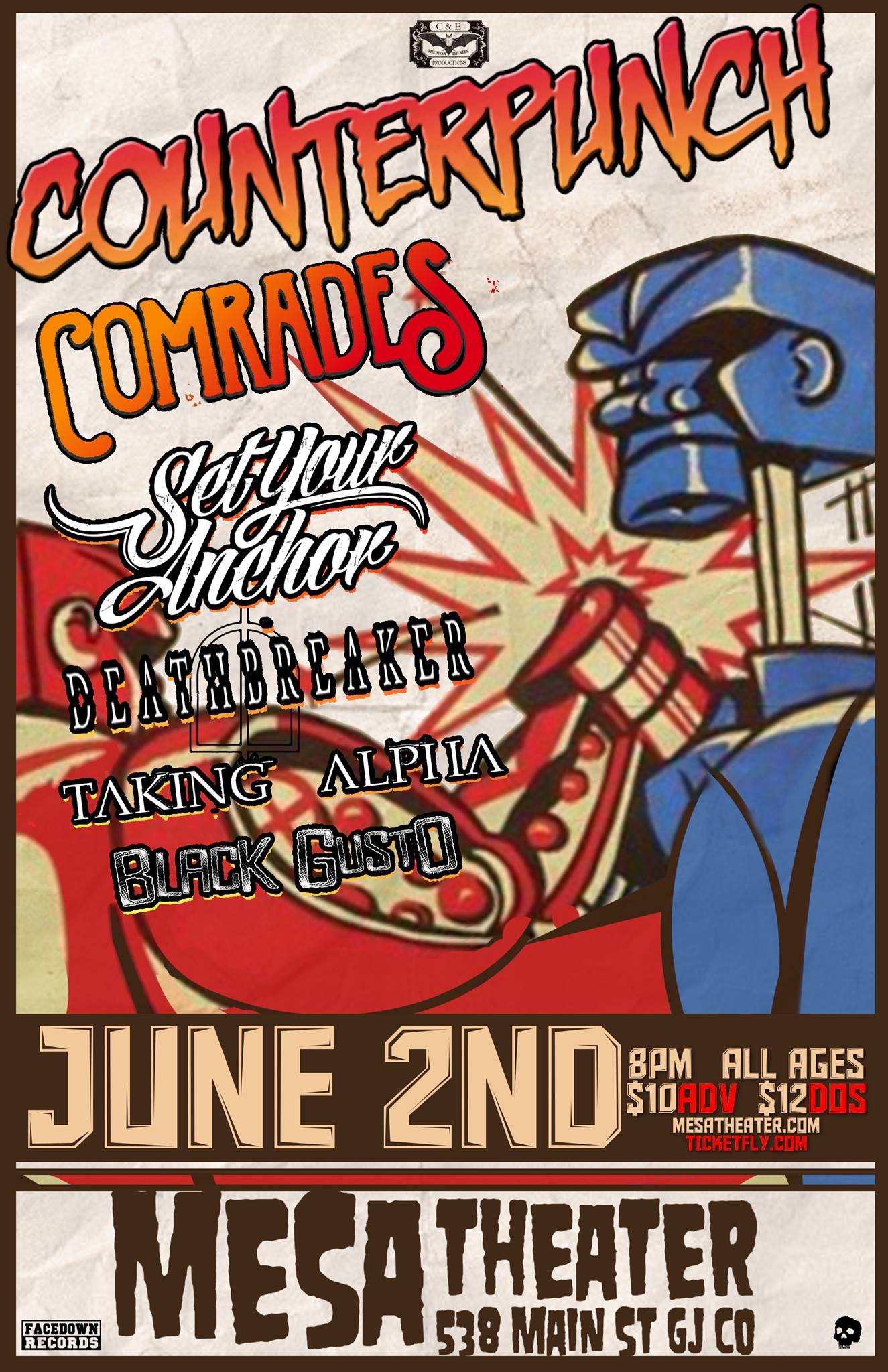 Taking Alpha — Mesa Theater, 2017-06-02