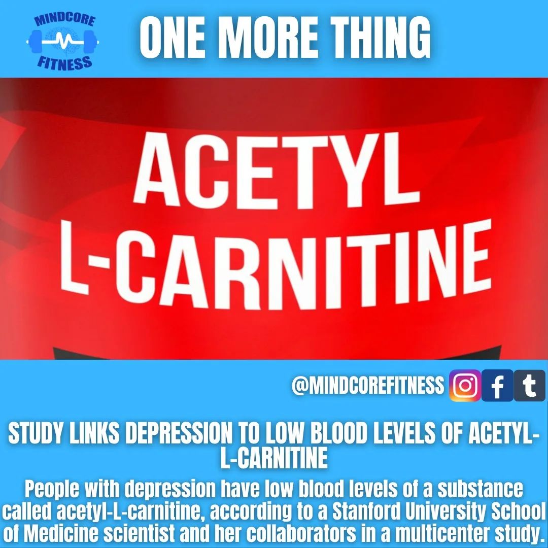 how much acetyl l carnitine for depression study A review of current evidence acetyl- l-carnitine in the treatment of Exploring Zn(II)-Acetyl l-carnitine complex for  Acetyl-L-carnitine may reduce depression symptoms