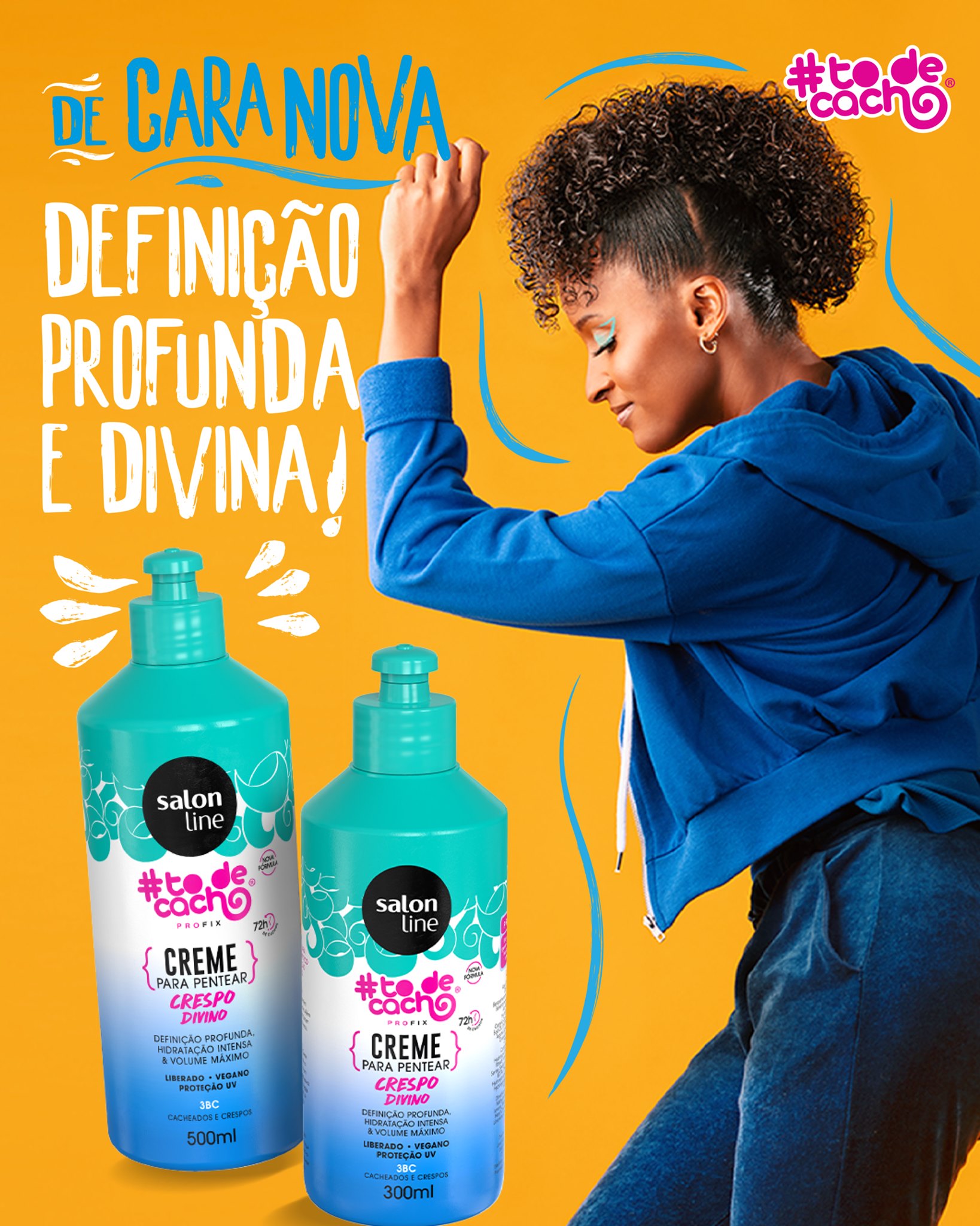 Todecacho Os Cremes Para Pentear Todecacho Crespo Divino Estao Com Novidades Embalagens Muito Mais Lindas E Poderosas Alem De Nova Formula Oleo De Argan E Queratina Vegetal Para Uma Hidratacao Profunda