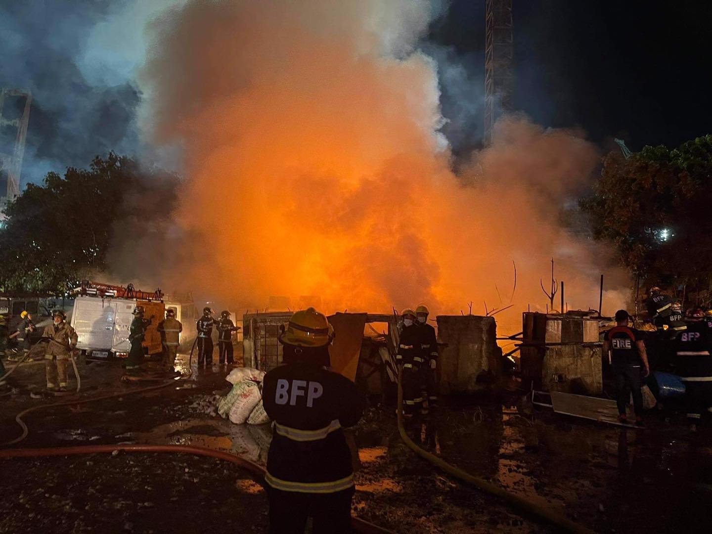 The Freeman - LOOK: Scenes from the fire that hit an area... | Facebook