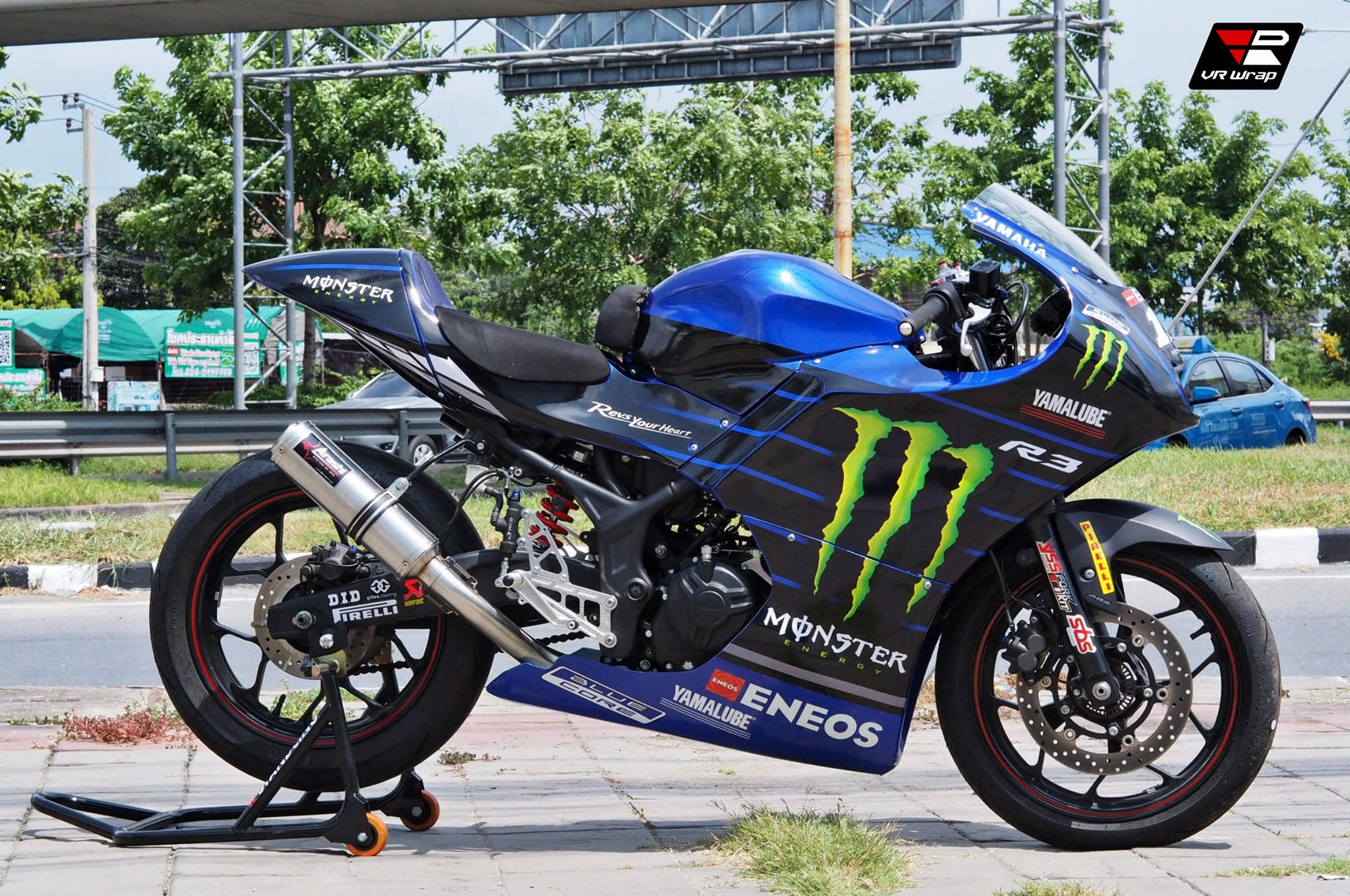 VR Wrap - Yamaha R3 MotoGP Concept -ติดตั้งสติ๊กเกอร์ kit... | Facebook
