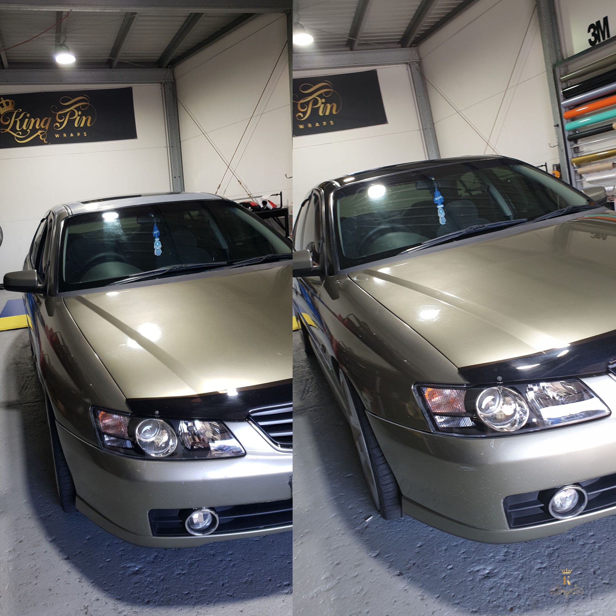 VY Commodore 2 tone achieved 👌 ️ Roof... - KING PIN Wraps | Facebook