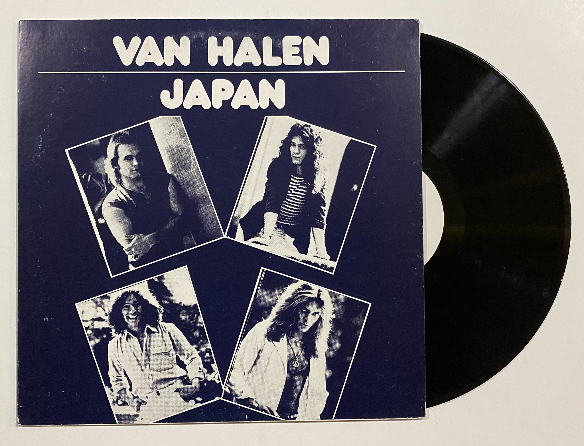 Van Halen bootleg vinyl from 1977 Pasadena concert