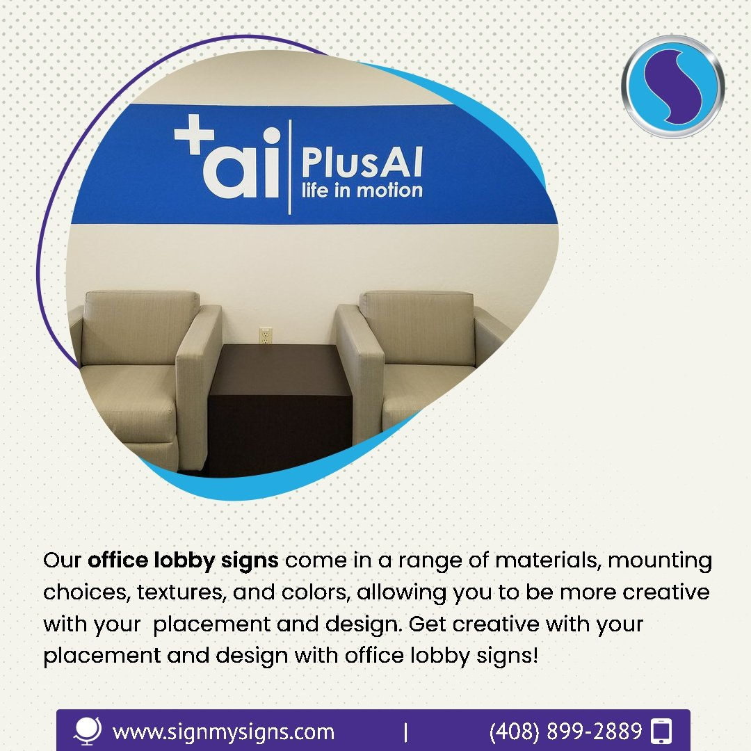 Sign My Signs - Our office lobby signs come in a range of materials ...