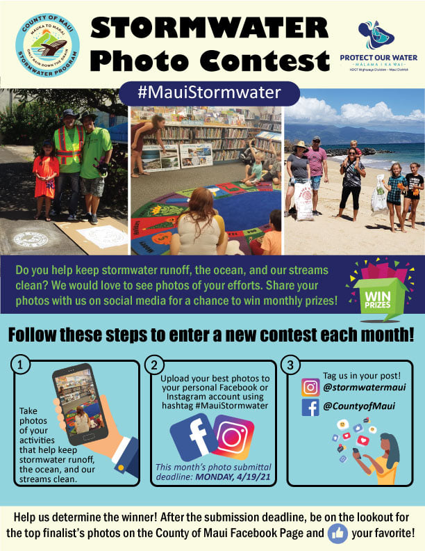 County of Maui - “Did you know that storm water doesn’t get treated and ...