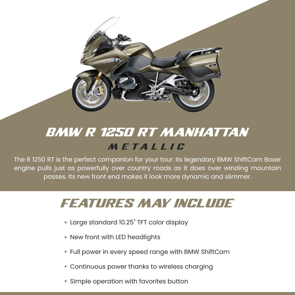 Gold Coast Motorsports - 🏍 BMW R 1250 RT Manhattan Metallic 🏍 The R ...