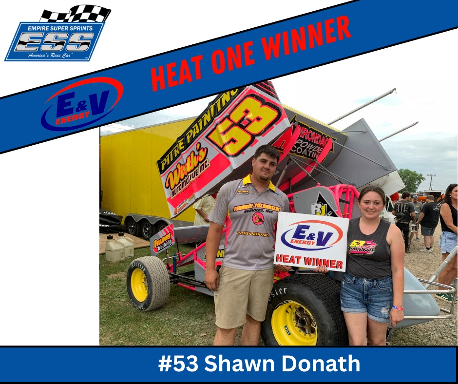 Empire - Shawn Donath Motorsports was the winner of E & V Energy heat ...