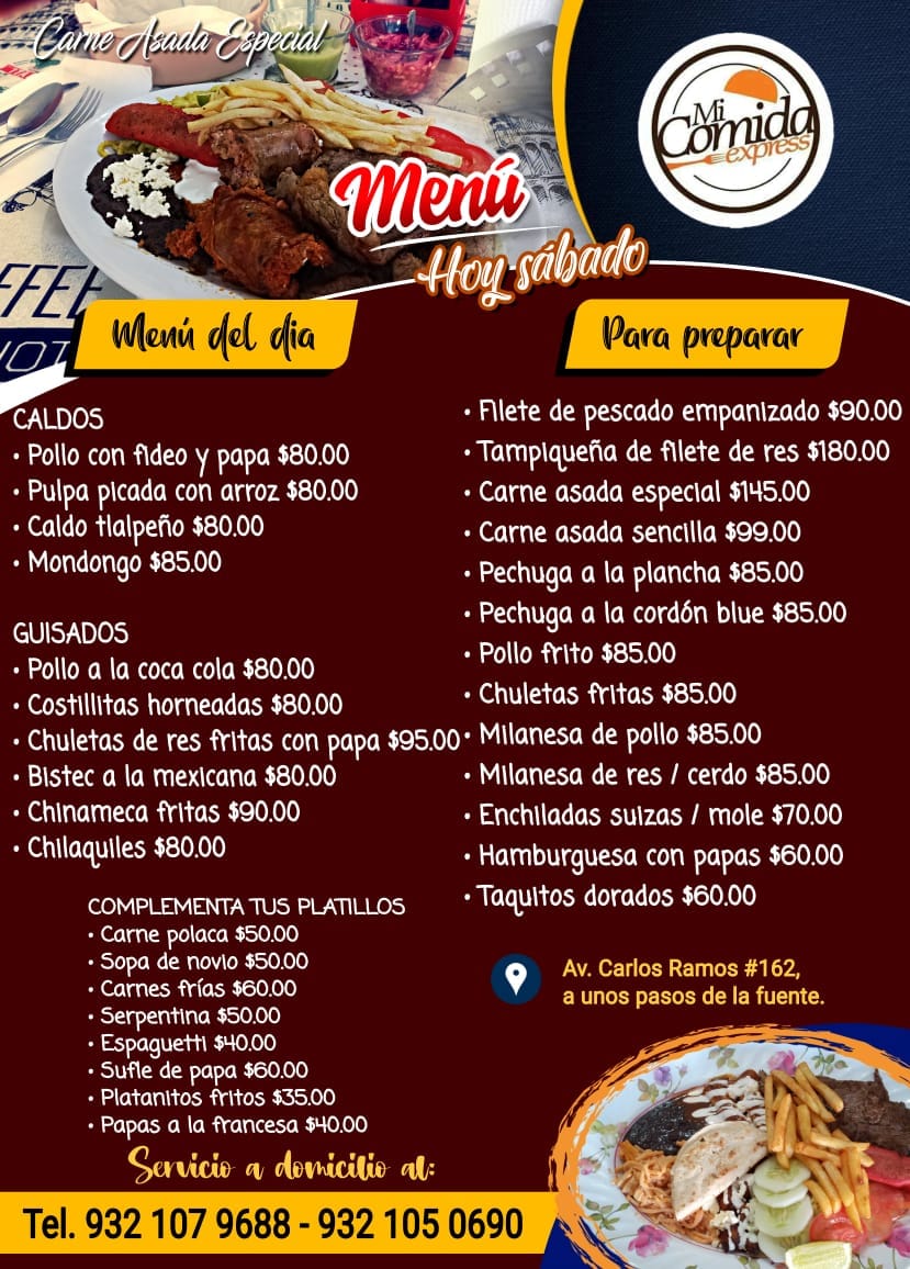 👩‍🍳 Mi Comida Express #Teapa... - Mi Comida Express