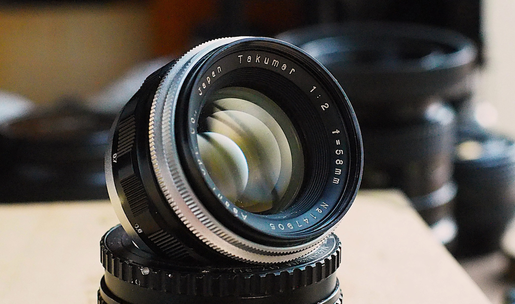 Asahi Opt. Co. Takumar 58 mm f/2 Sonnar-like lens review