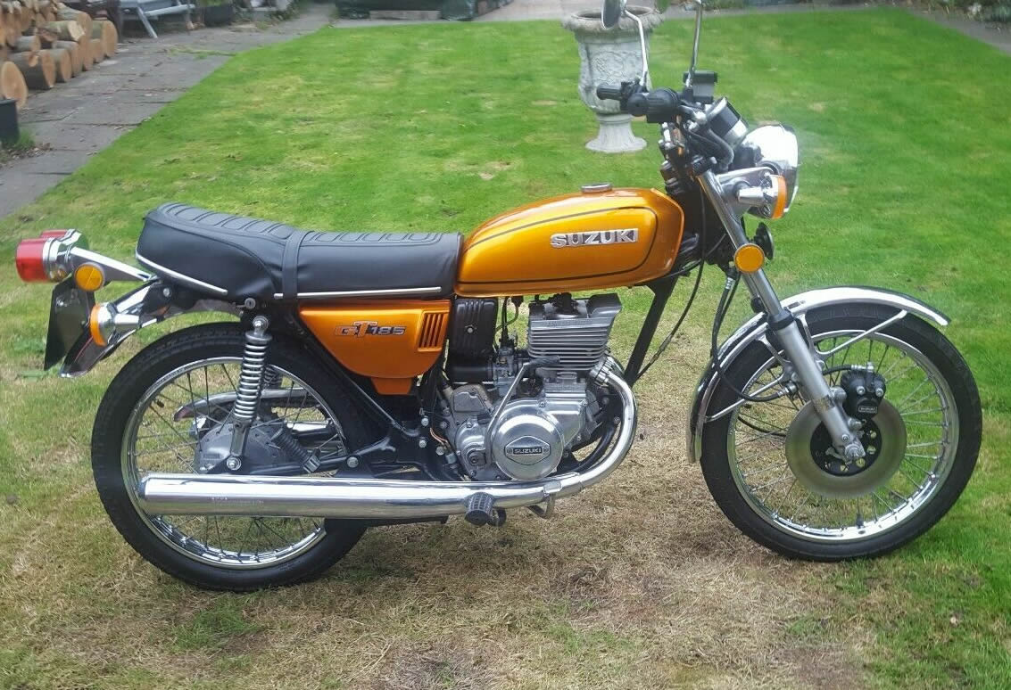 Very original looking 1975 Suzuki GT185 - These were great fun to